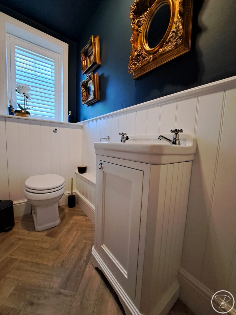 Victorian Inspired Bathroom Classic style WC & Cloakroom Basin