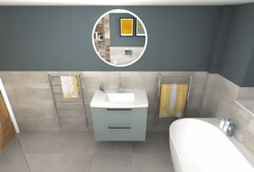 3D Bathroom Design View 3