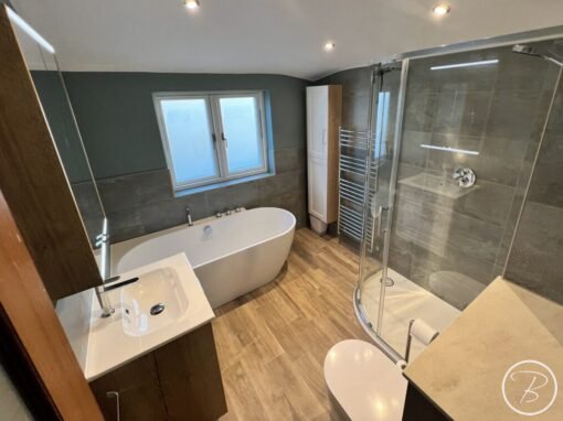 Timeless Modern Twist ~ Main Bathroom in Bury St. Edmunds