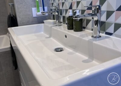 Bold Patterns, Smart Design ~ Ensuite, Whepstead, Suffolk