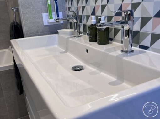 Bold Patterns, Smart Design ~ Ensuite, Whepstead, Suffolk