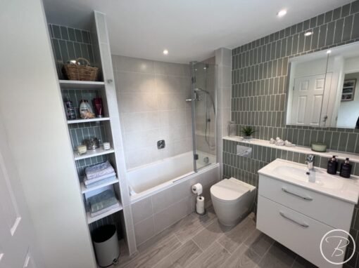 Maximising Space ~ Main Bathroom in Bradfield St. George, Suffolk