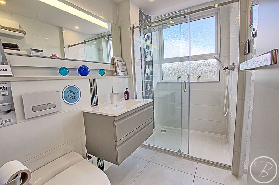 Baytree Bathrooms Showroom in Suffolk - bathroom display