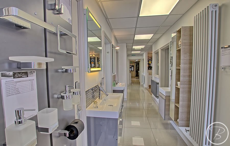 Baytree Bathrooms Showroom in Suffolk - bathroom display