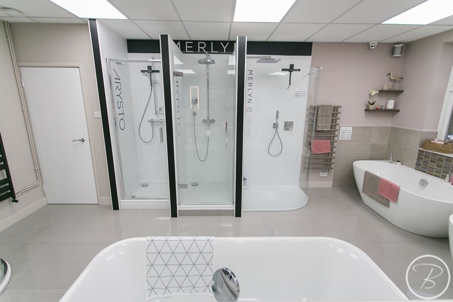 Baytree Bathrooms Showroom in Suffolk - bathroom shower enclosures