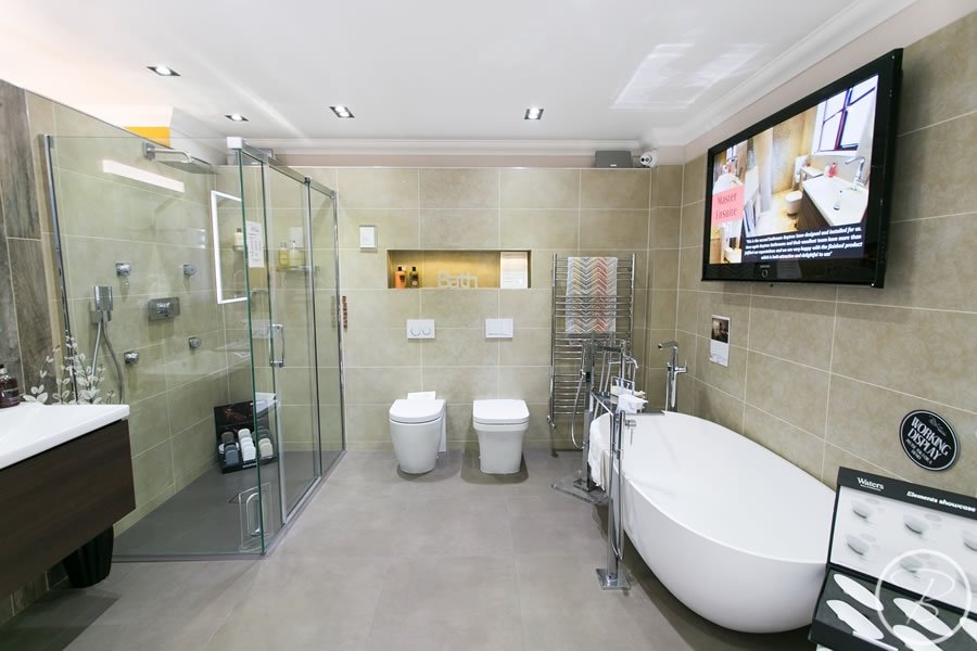Baytree Bathrooms Showroom in Suffolk - bathroom displays