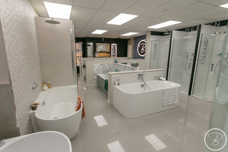 Baytree Bathrooms Showroom in Suffolk - bathroom display