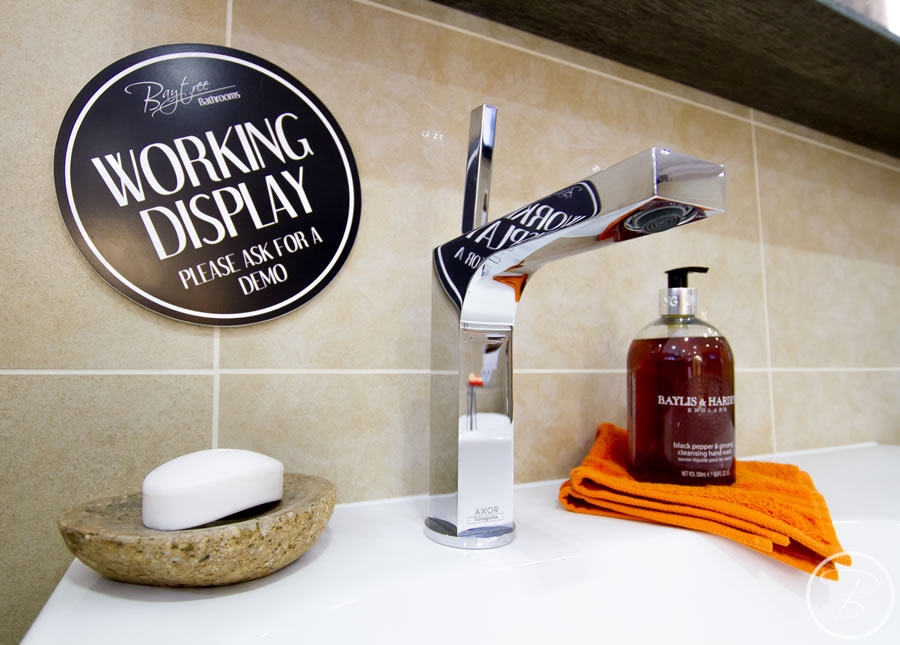 Baytree Bathrooms Showroom in Suffolk - bathroom working display