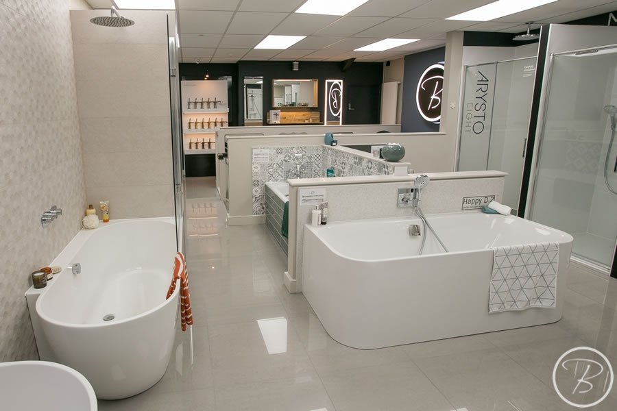 Baytree Bathrooms Showroom in Suffolk - bathroom display