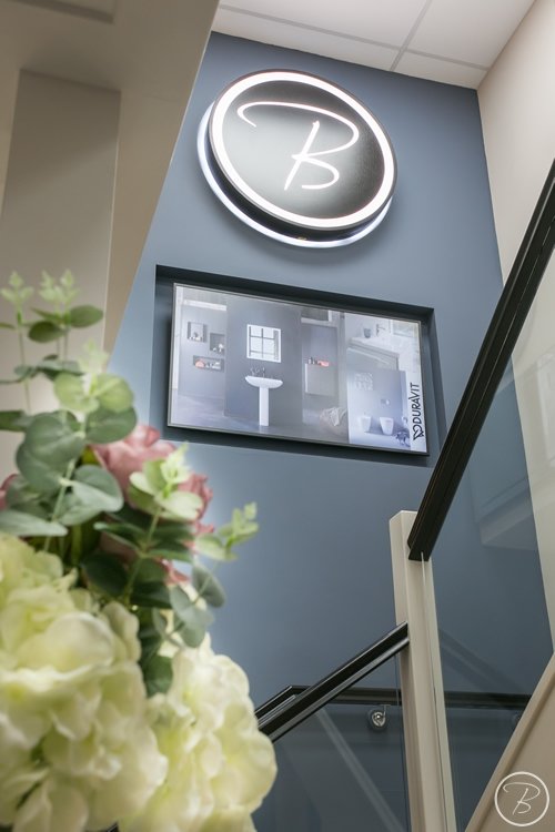 Baytree Bathrooms Showroom in Suffolk - bathroom displays area