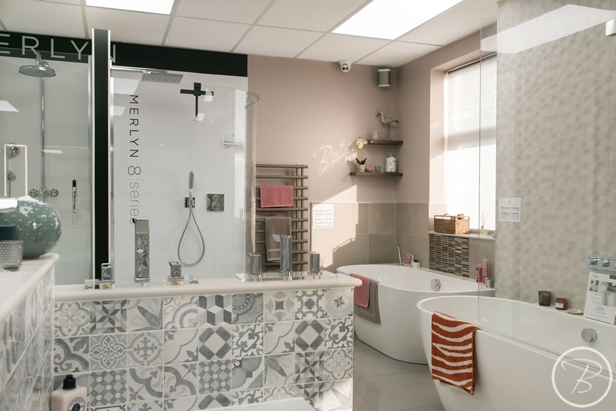 Baytree Bathrooms Showroom in Suffolk - bathroom displays
