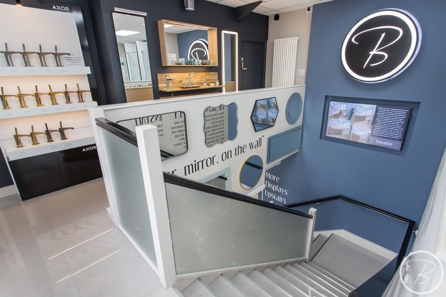 Baytree Bathrooms Showroom in Suffolk - upstairs bathroom showroom