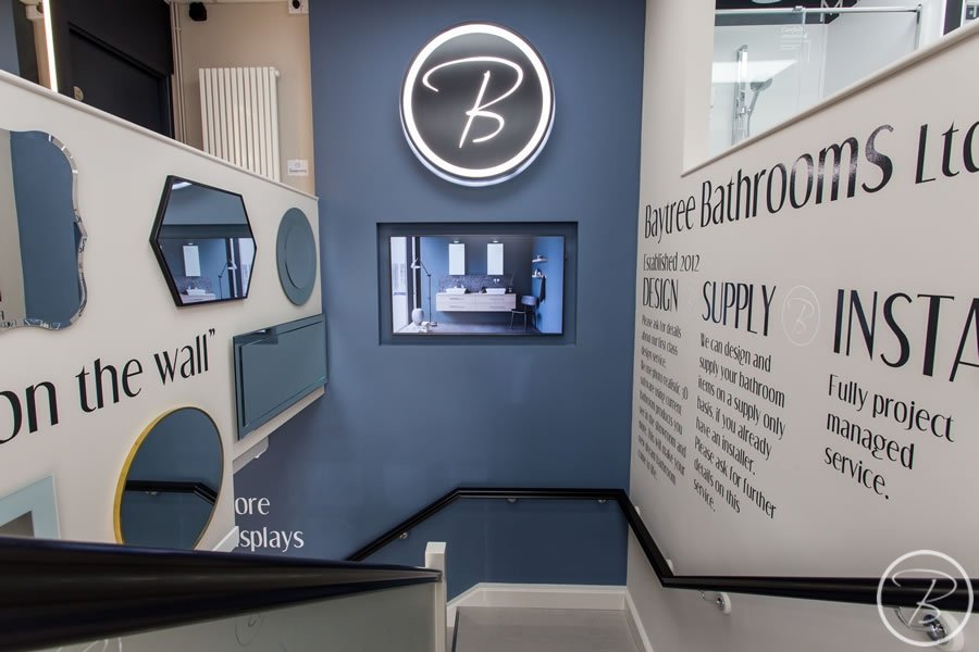 Baytree Bathrooms Showroom in Suffolk - upstairs bathroom showroom