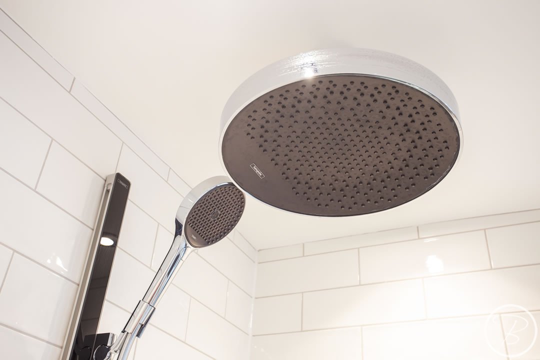 Ensuite in Cavendish by Baytree Bathrooms shower head