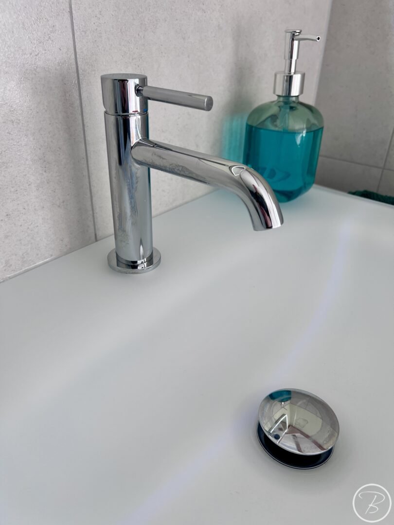 Chrome Single Level Basin Mixer