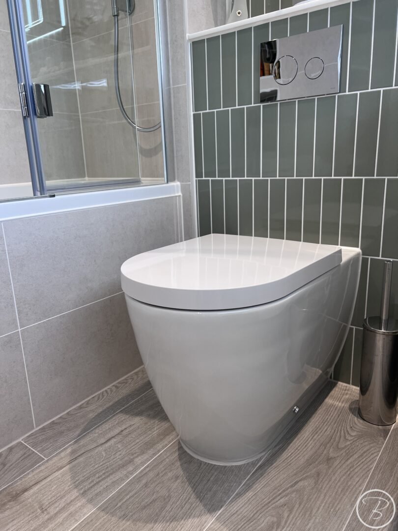 Closeup of WC