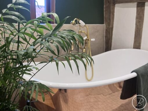 Bold As Brass ~ Main Bathroom in Preston St. Mary