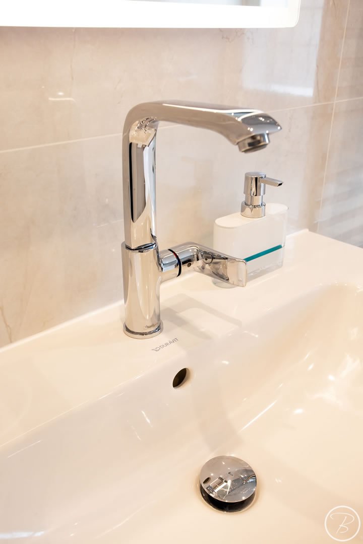 Bathroom in Ely designed and installed by Baytree Bathrooms tap fittings