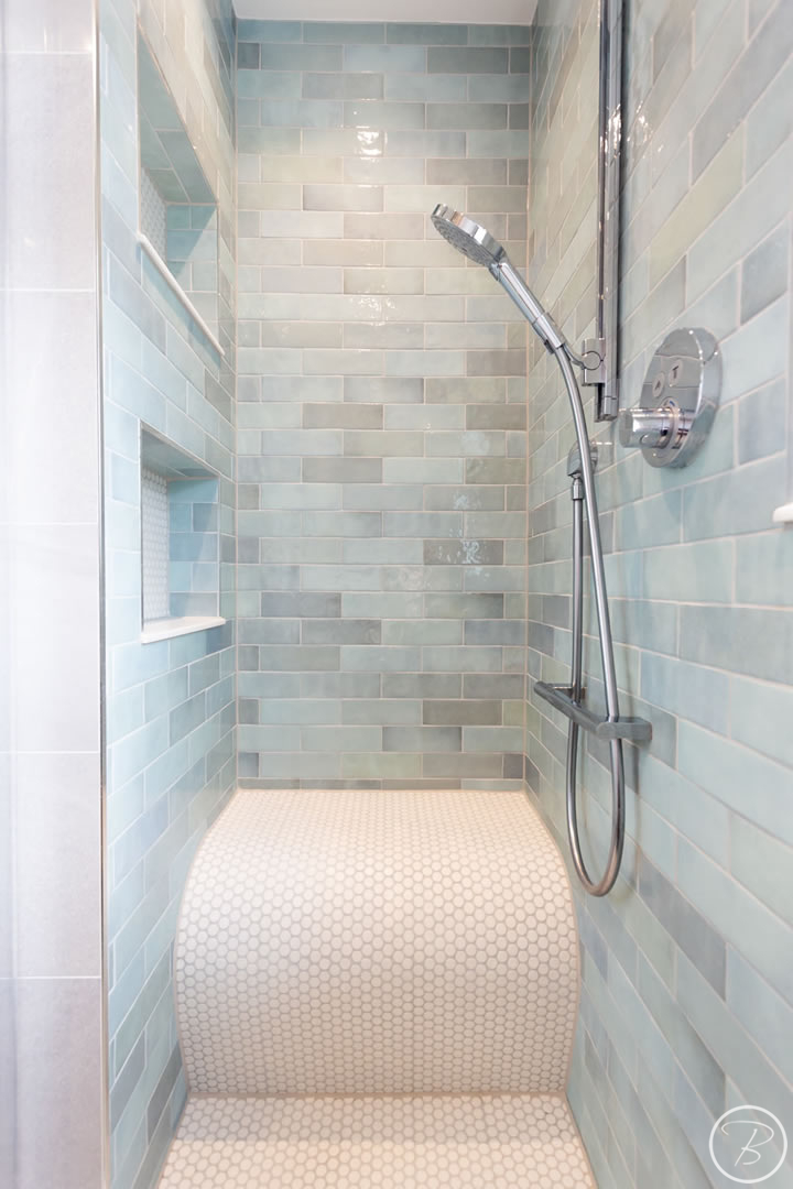 Ensuite in Ely by Baytree Bathrooms accessible shower