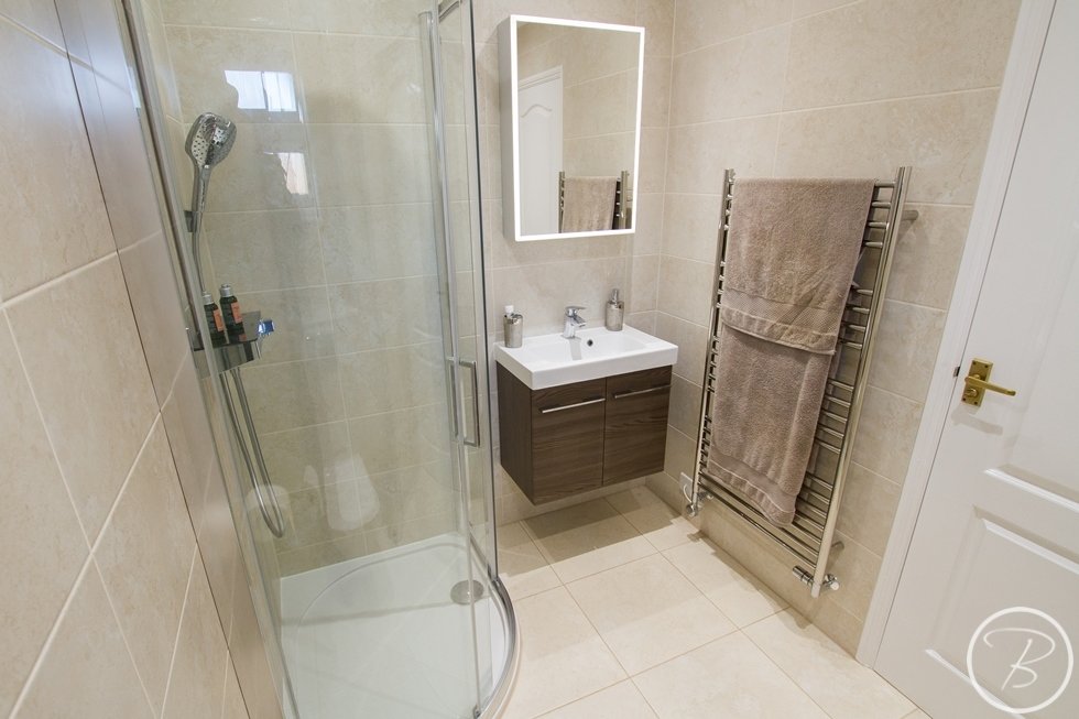 fully tiled ensuite