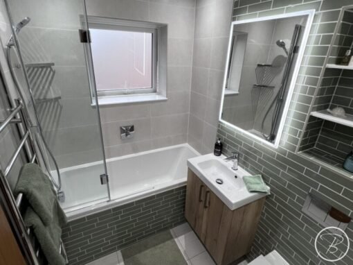 Smart Storage Meets Style ~ Bathroom in Thurston, Suffolk