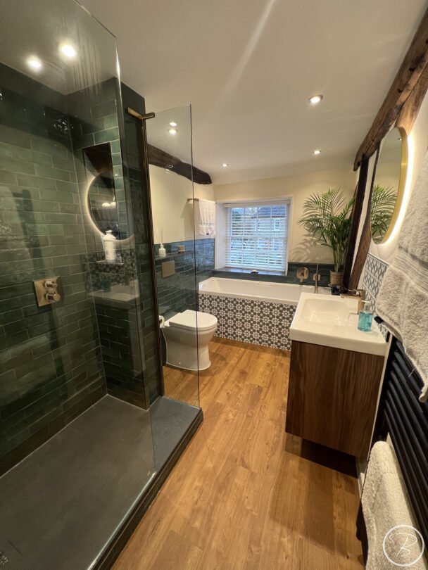 Full view of bathroom