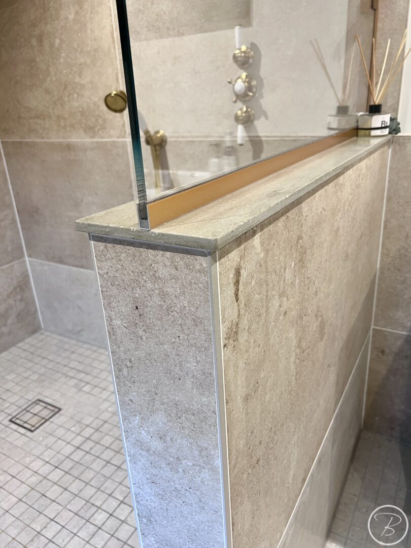 Half Wall In Shower