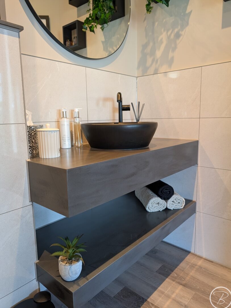 Countertop Basin & Shelf