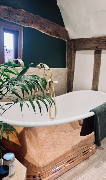 Quality Bathrooms in Suffolk Copper Bath
