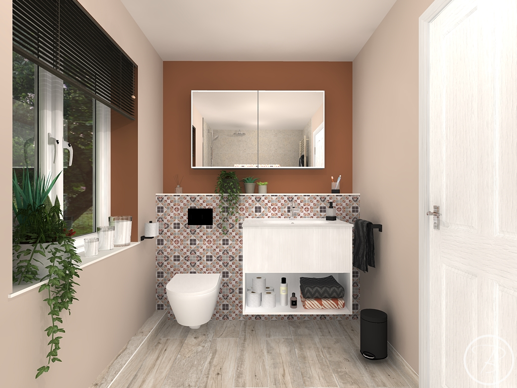 Traditional Bathroom - Terracotta 
