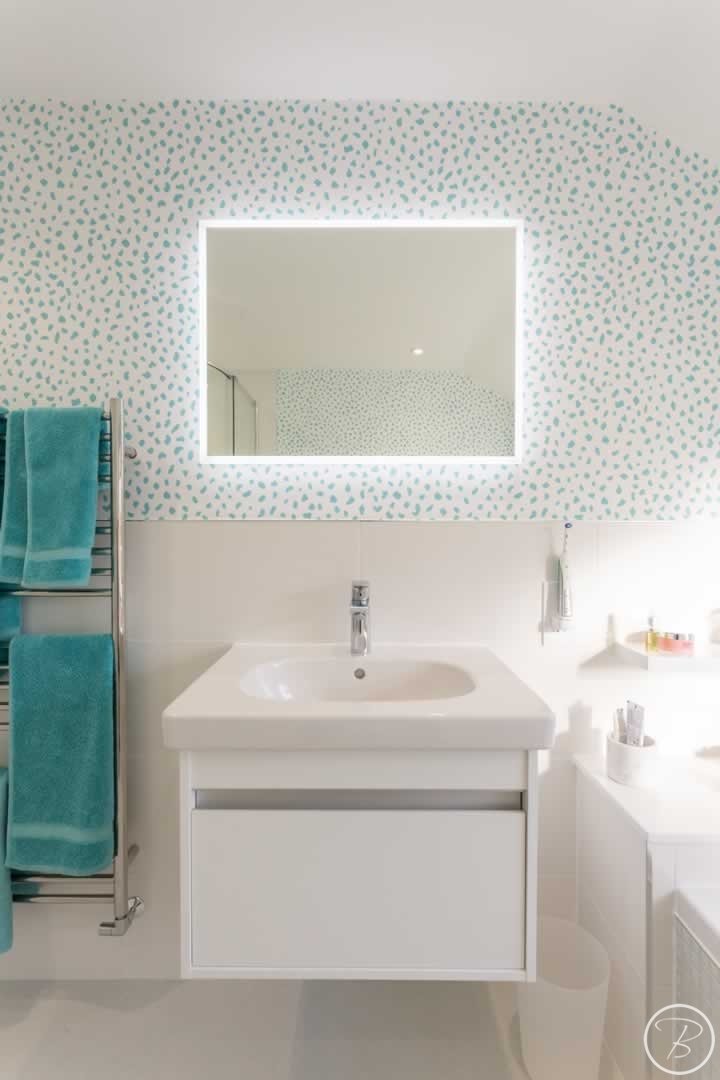 Mirror at Bathroom in Norfolk by Baytree Bathrooms