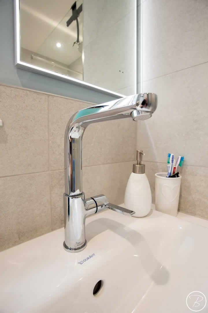 Sink Tap at Ensuite in Great Barton by Baytree Bathrooms in Suffolk