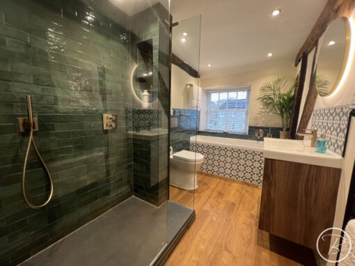 Modern Spin on a Classic ~ Main Bathroom in Woolpit