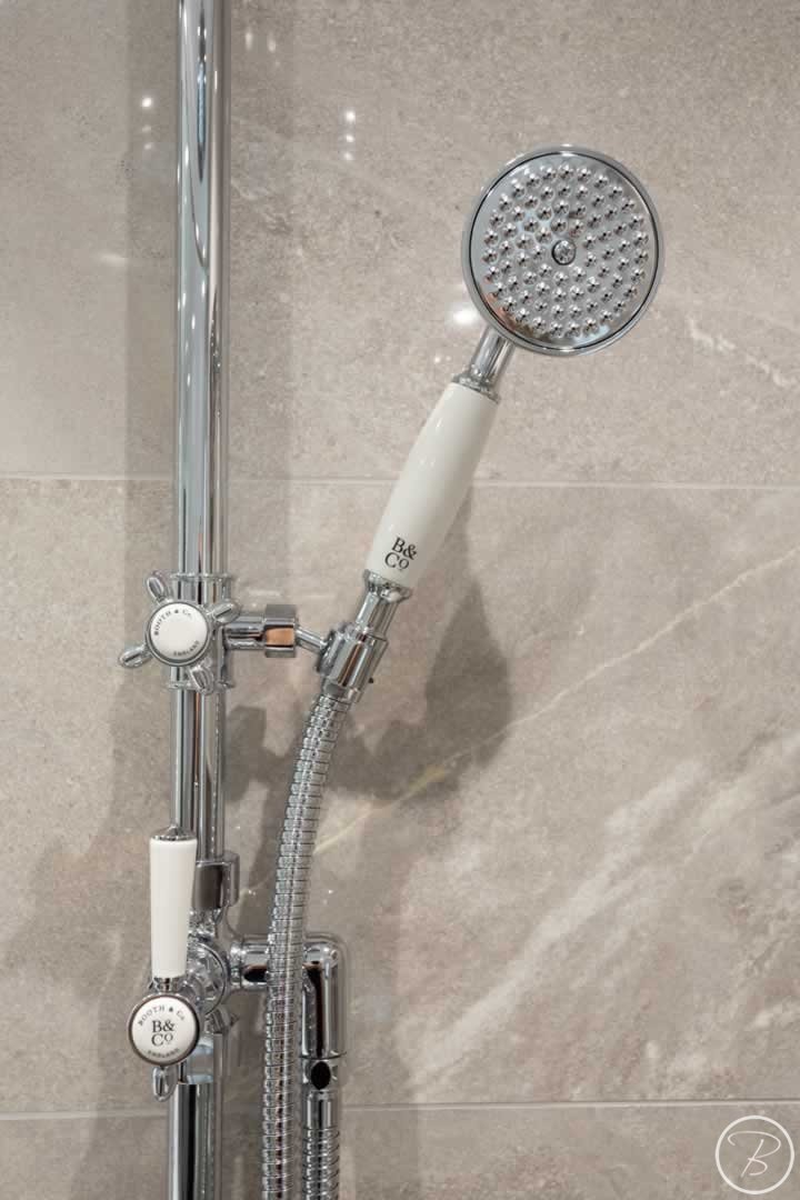 Shower in Bathroom in Great Ashfield by Baytree Bathrooms