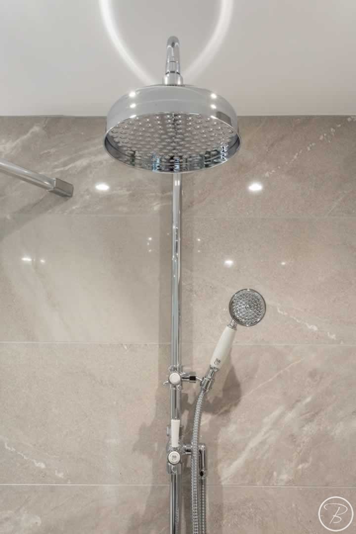Shower in Bathroom in Great Ashfield by Baytree Bathrooms