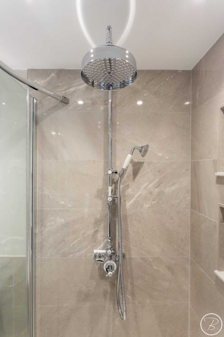 Shower at Bathroom in Great Ashfield by Baytree Bathrooms