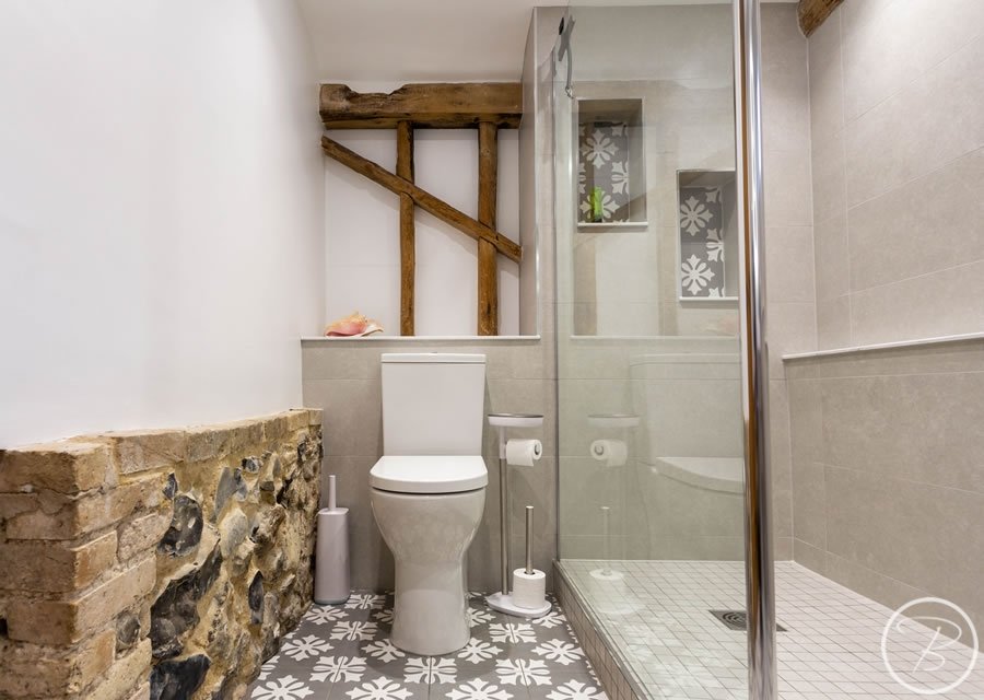 Toilet and Shower area for Shower Room designed and installed by Baytree Bathrooms in Bury St Edmunds